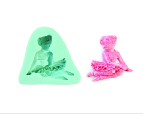 นักบัลเล่ย์ พิมพ์ซิลิโคน 1 หลุม