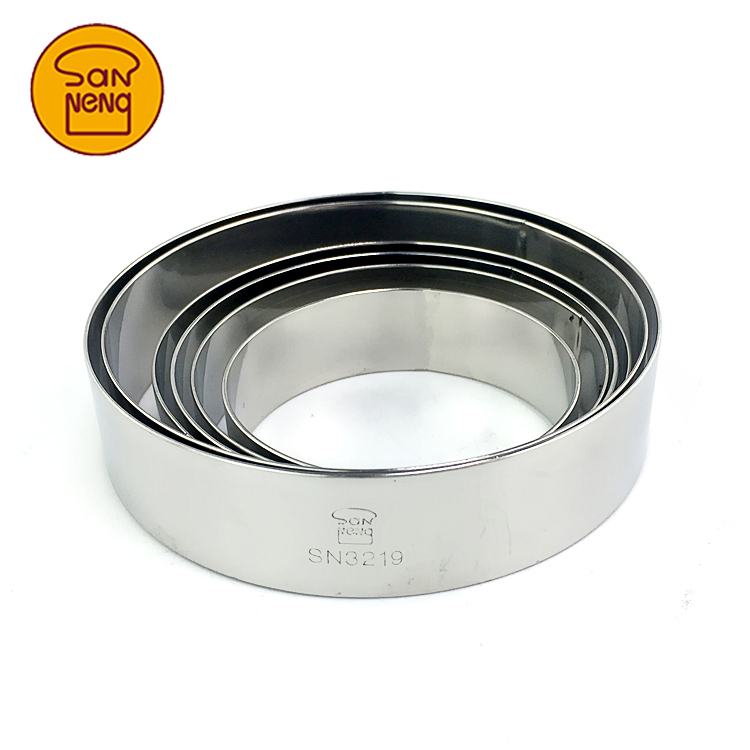 SN3219 Ring cake 8.5*2 cm สเตนเลส304 หนา 0.8mm Sanneng