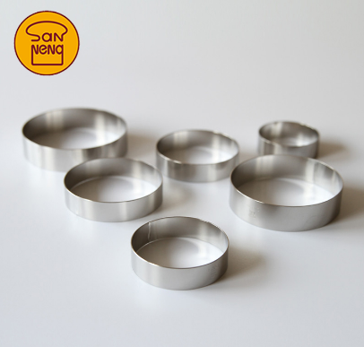 SN3214 Round Ring Cake ขนาด 6*1.6 cm สเตนเลส304 หนา 0.8mm Sanneng