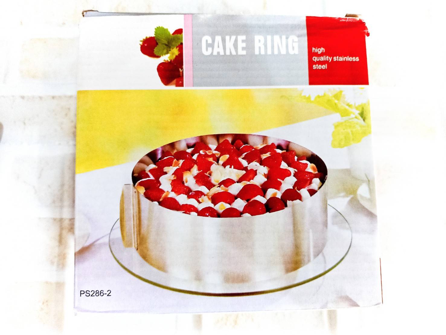 เค้กริง กลม Cake Ring สแตนเลส 16-30cm. (TC4074)