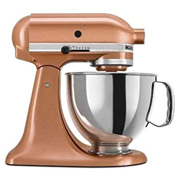 Artisan เครื่องผสมอาหารKitchenAid 4.7L 110V  + หม้อแปลงไฟ สี Copper Pearl