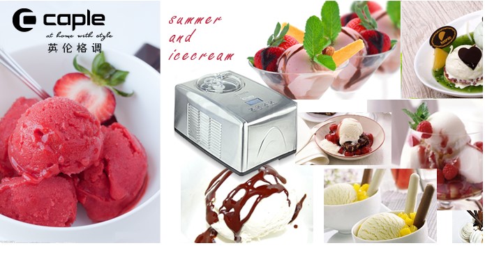 เครื่องทำไอศกรีม Happy Gelato 150W 1.5L นน 12.2 kg