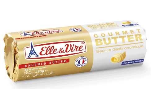 จืด เนยสด Elle&Vire Unsalted Butter roll 500g