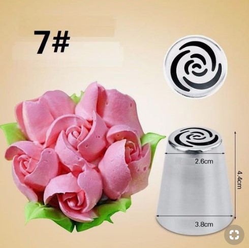 หัวบีบ รัสเซีย Russian Icing Nozzle Tips (7 Set of 7)