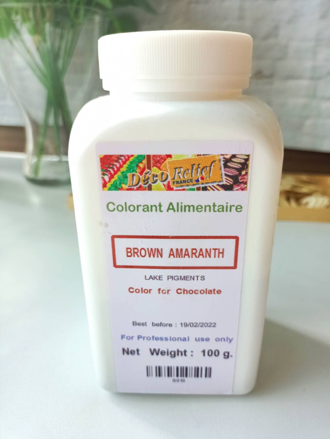 สีผสมช็อกโกแลต สีผง BROWN AMARANTH 100 กรัม