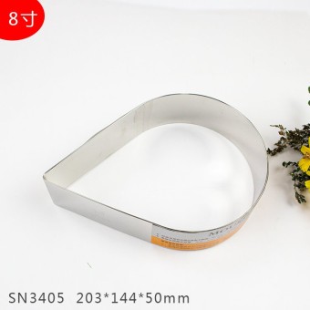 sn3405 Sanneng พิมพ์หยดน้ำ 8 นิ้ว ขนาด 20.3*14.4*5 cm