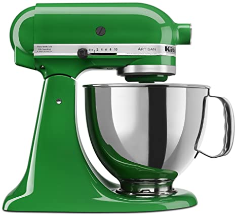 Artisan เครื่องผสมอาหาร kitchenAid สีเขียวใบไม้ Canopy Green 110V+หม้อแปลงไฟ