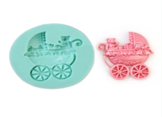 รถเข็นเด็ก พิมพ์ซิลิโคน 8.7*8.7*1.7