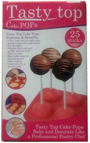 Tasty top cake POPs 25 sticks อุปกรณ์ทำ เค้กป๊อป ซิลิโคน