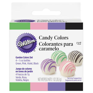 Wilton สีเจล 4pcs Garden Candy Colors Set 28g สีผสมช้อกโกแลต (เพื่องานโชว์เท่านั้น ไม่แนะนำให้รับประทาน)